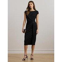 Lauren By Ralph Lauren Gervas Short Sleeve Dress - Black