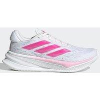 Adidas Womens Running Supernova Comfortglide Trainers - White/Pink