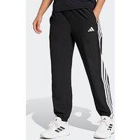 Adidas Womens Training Essentials 3 Stripe Woven Pants - Black