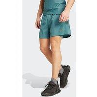 Adidas Mens Running Own The Run 2In1 Shorts - Green
