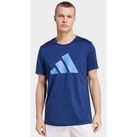 Adidas Mens Running Run It T-Shirt - Blue