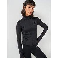 Adidas Womens Training Optime Essentials Jacket - Black