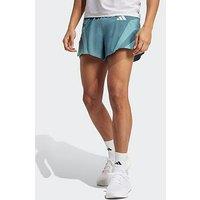 Adidas Mens Running Adizero 5 Inch Shorts - Green