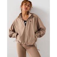 Adidas Womens Training Hyperglam Windbreaker Jacket - Brown