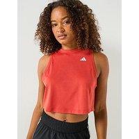 Adidas Womens Training Essentials Tank - Brown