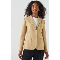Lauren By Ralph Lauren Affisa Lined Jacket - Tan - Beige