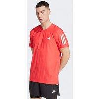 Adidas Mens Running Own The Run T-Shirt - Red