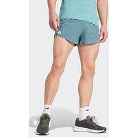 Adidas Mens Running Adizero Shorts - Green