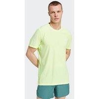 Adidas Mens Running Own The Run T-Shirt - Yellow