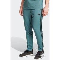 Adidas Mens Training Essentials Base 3 Stripe Pants - Green
