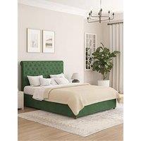 Aspire Zahra Velvet Ottoman Bedframe - Bed Frame Only