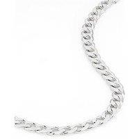 The Love Collection Sterling Silver Curb Chain (4.3Mm) Necklace 24 Inch