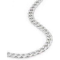 The Love Silver Collection Sterling Silver Curb Chain (5.5Mm) Necklace 22 Inch