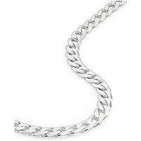 The Love Collection Sterling Silver Curb Chain (7Mm) Necklace 22 Inch