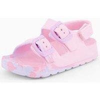 The Very Collection Two Strap Sandals - Pastel Pink