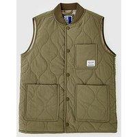 Jack & Jones Junior Boys Hero Liner Gilet - Dusty Olive