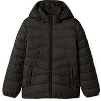 Name It Girls Marble Padded Jacket - Black