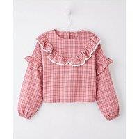 The Very Collection Girls Check Shirt - Print
