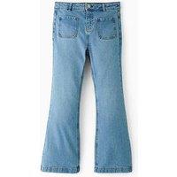 The Very Collection Girls Pocket Front Flare Leg Jeans - Mid Wash