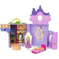 Disney Princess Rapunzel Storytime Stackers Doll House, Small Doll, Pascal Figure & 7 Accessories