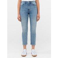 French Connection Cotton Stretch Cigarette Style Ankle Grazer Denim Jean