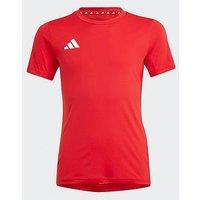Adidas Unisex Junior Running Team T-Shirt - Red