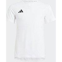 Adidas Unisex Junior Running Team T-Shirt - White
