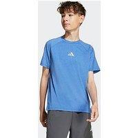 Adidas Boys Junior Training T-Shirt - Blue