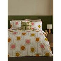 Orla Kiely Abacus Flower 100% Cotton Percale Duvet Cover Set