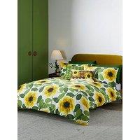 Orla Kiely Giant Water Lily 100% Cotton Duvet Cover Set