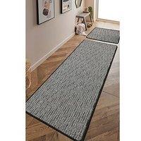 Multi-Stripe Runner And Doormat Set
