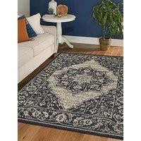 Gel-Backed Medallion Rug