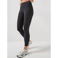 Girlfriend Collective Womens Training 7/8 High-Rise Pocket Legging - Black