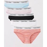 Calvin Klein Girls 5 Pack Bikini Briefs - Multi
