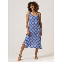 M&Co Buckle Strap Beach Dress - Blue