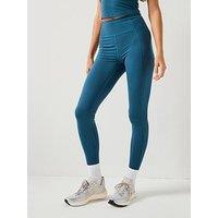 Girlfriend Collective Womens Training High Rise Legging - Blue