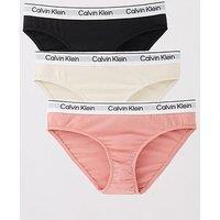 Calvin Klein Girls 3 Pack Bikini Briefs - Multi