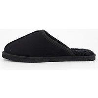 Jack & Jones Microfibre Slipper - Dark Grey