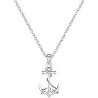 Seol + Gold Sterling Silver Anchor Necklace