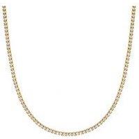 Say It With Tennis Necklace - Yellow Gold