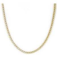 Say It With Luxe Half Tennis Necklace - Yellow Gold