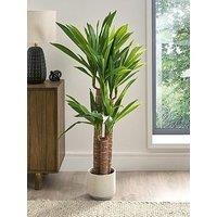 The Very Collection Faux Triple Stem Yucca Plant In Plastic Pot