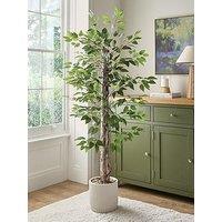 The Very Collection Faux Ficus Tree In Cement Pot