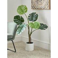 The Very Collection Real Touch Faux Monstera Plant In Plastic Pot