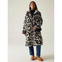 Regatta Womens Changing Robe - Leopard Print