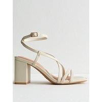 New Look C Tapas - Pu Multi Strap Sandal 73 - Cream