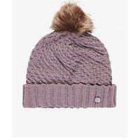 Roxy Womens Skiing Blizzard Beanie Hat - Purple