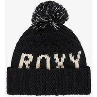Roxy Womens Skiing Tonic Beanie Hat - Black