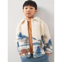 The Very Collection Boys 2 Piece Borg Adventure Print Button Up Jacket And T-Shirt Set - Multi