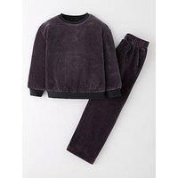 The Very Collection Boys Cord Jumper And Joggers Set - Grey